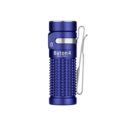 چراغ قوه اولایت جیبی OLight Baton 4 Regal Blue چراغ قوه اولایت جیبی OLight Baton 4 Regal Blue