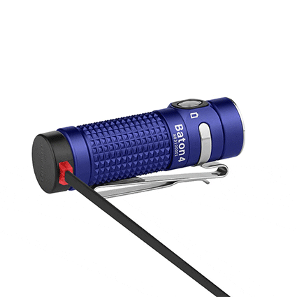 چراغ قوه اولایت جیبی OLight Baton 4 Regal Blue چراغ قوه اولایت جیبی OLight Baton 4 Regal Blue