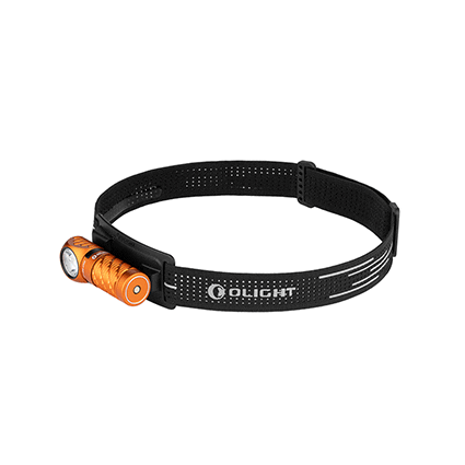 چراغ پیشانی و دستی اولایت کیس دار Perun 3 Mini چراغ قوه اولایت OLight Perun 3 Mini Premium Orange