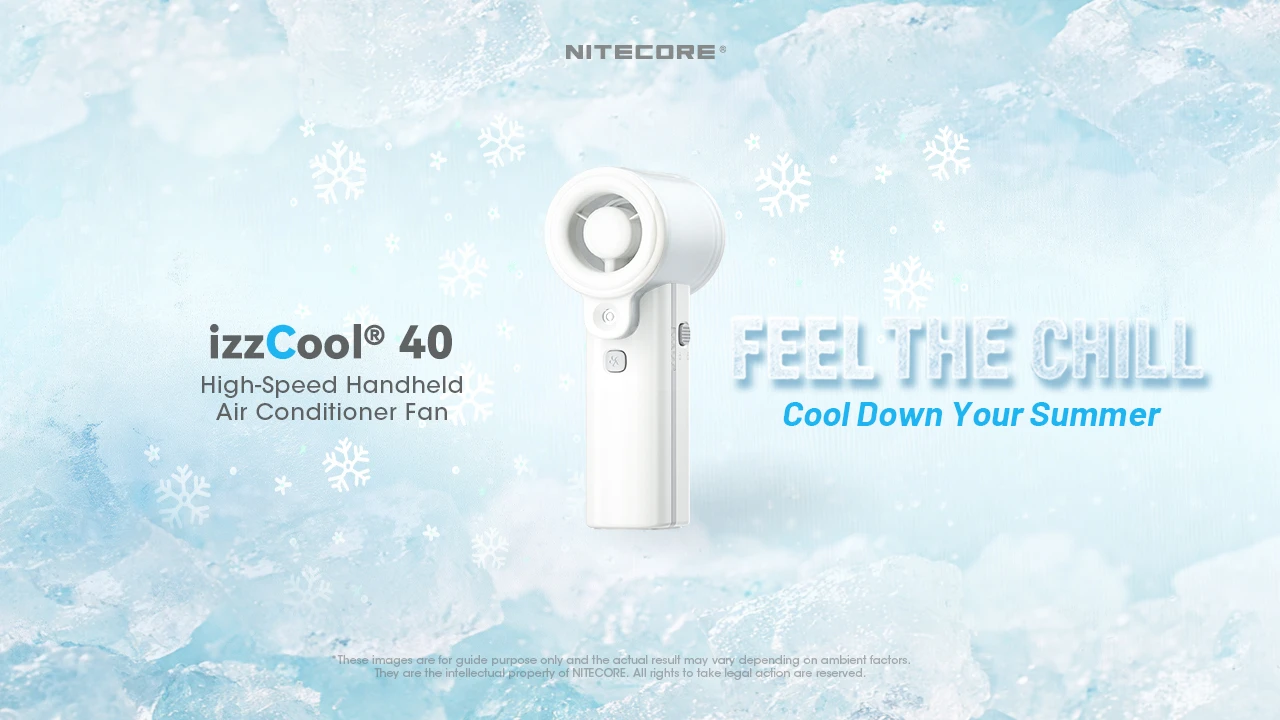 پنکه دستی شارژی نایتکر NITECORE IzzCool 40 پنکه دستی شارژی نایتکر NITECORE IzzCool 40