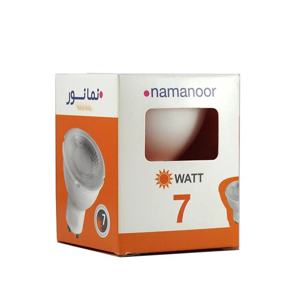 لامپ هالوژن 7 وات نمانور GU10 لامپ هالوژن 7 وات نمانور GU10