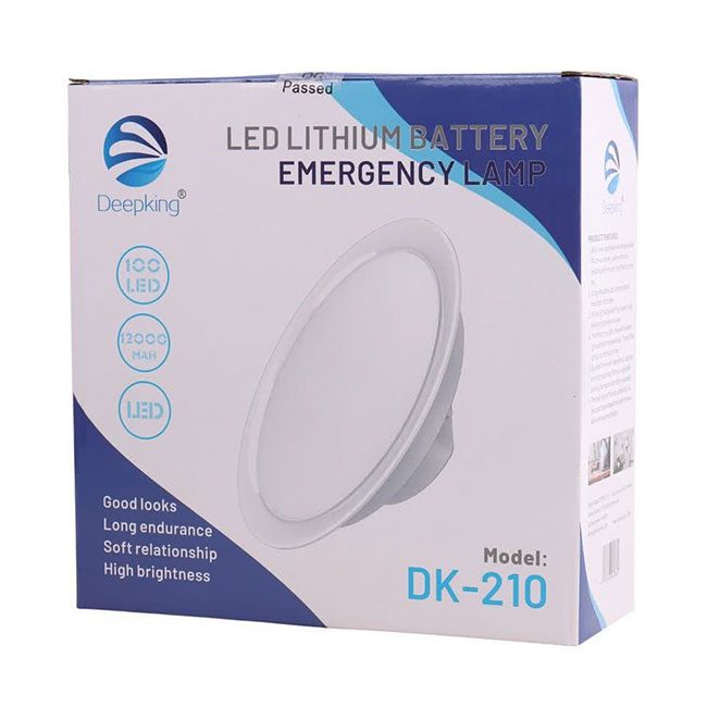 لامپ شارژی آویز دار Deepking DK-210 لامپ شارژی آویز دار Deepking DK-210