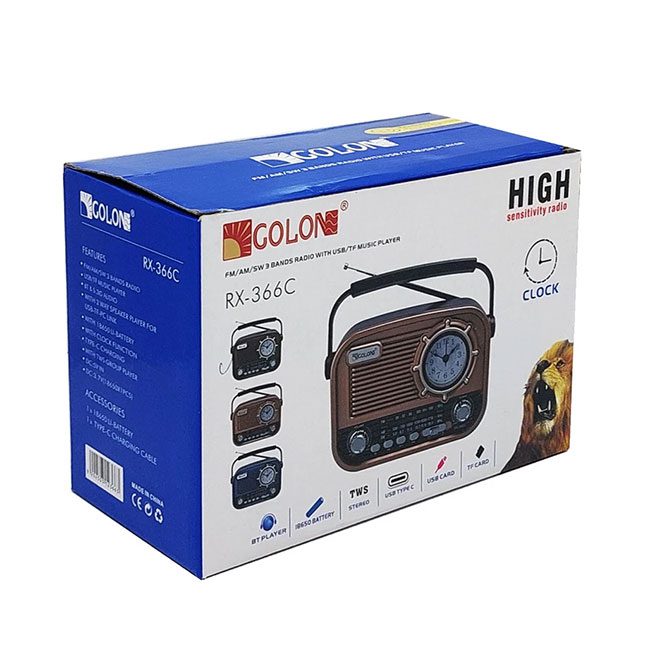رادیو و پخش کننده موزیک GOLON RX-366C رادیو و پخش کننده موزیک GOLON RX-366C