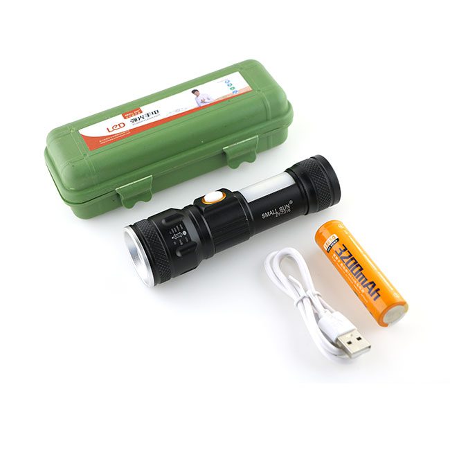 چراغ قوه زوم دار بغل مهتابی اسمال سان SMALL SUN ZY-T216 چراغ قوه زوم دار بغل مهتابی اسمال سان SMALL SUN ZY-T216