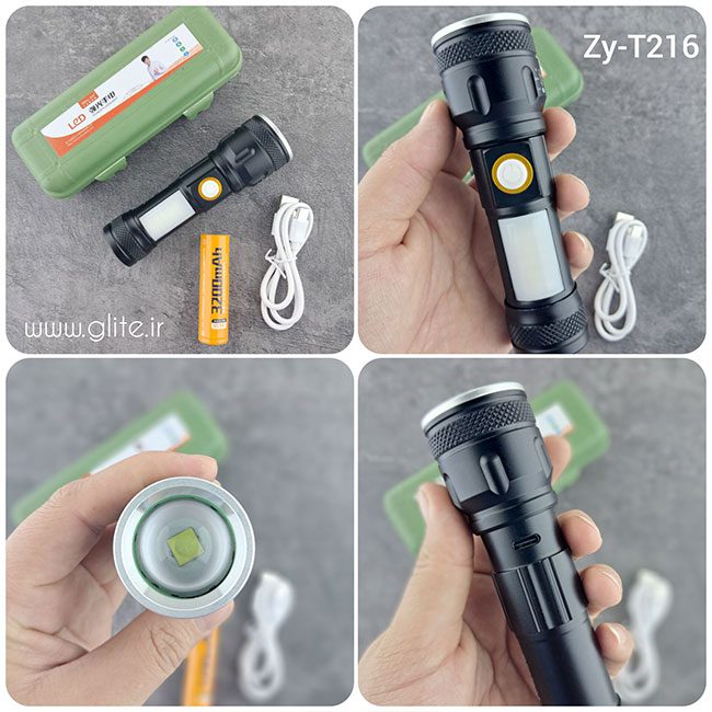چراغ قوه زوم دار بغل مهتابی اسمال سان SMALL SUN ZY-T216 چراغ قوه زوم دار بغل مهتابی اسمال سان SMALL SUN ZY-T216