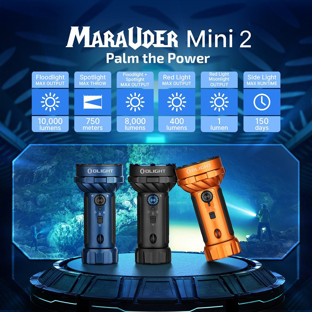 چراغ قوه اولایت Olight Marauder MINI 2 چراغ قوه اولایت Olight Marauder MINI 2