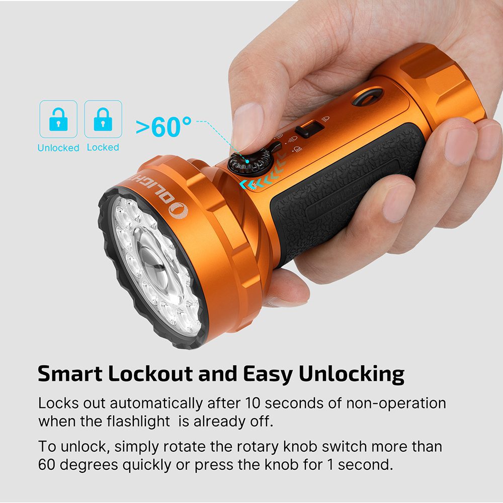 چراغ قوه اولایت OLight Marauder mini 2 Orange چراغ قوه اولایت OLight Marauder mini 2 Orange