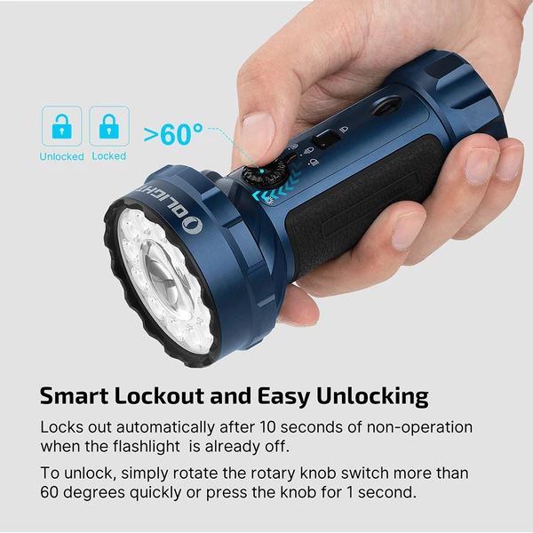 چراغ قوه اولایت OLight Marauder mini 2 Midnight Blue چراغ قوه اولایت OLight Marauder mini 2 Midnight Blue