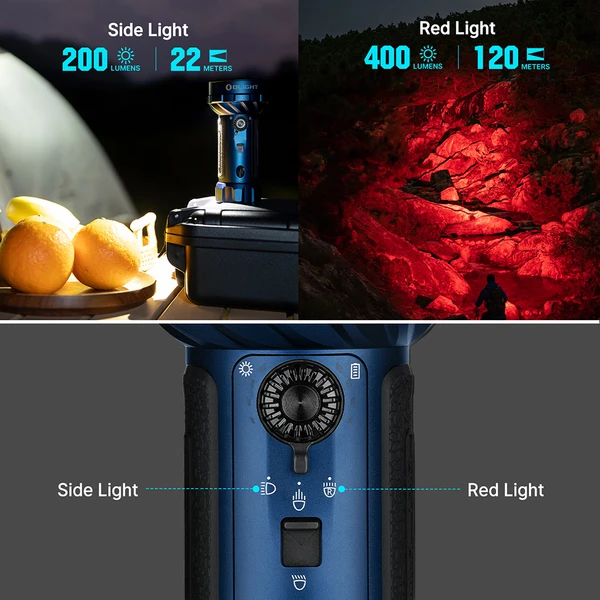 چراغ قوه اولایت OLight Marauder mini 2 Midnight Blue چراغ قوه اولایت OLight Marauder mini 2 Midnight Blue