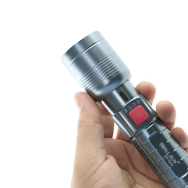 چراغ قوه زوم دار اسمال سان SMALL SUN ZY-T270 چراغ قوه زوم دار اسمال سان SMALL SUN ZY-T270
